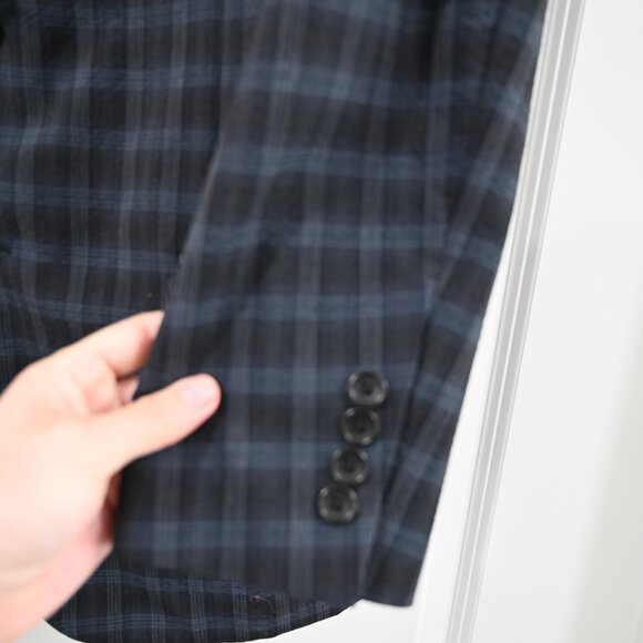 Brooks Brothers 346 Regent Fit Size 40R Blue Plaid - Picture 9 of 11